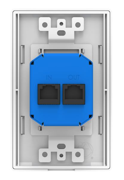 C-V-US ATMOSPHERE VOLUME CONTROLLER - CUSTOM LEVEL ADJUSTMENT, MUTE, & METERING OF SINGLE ZONE / WHITE